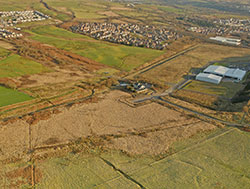 Parc Eirin, industrial development land with access to M4 motorway.